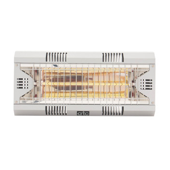 Riviera Silver 2KW Infrared outdoor heater C/W Grid